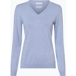 Brookshire - Sweter damski, niebieski. Czarne swetry klasyczne damskie marki brookshire, m, w paski, z dżerseju. Za 129,95 zł.