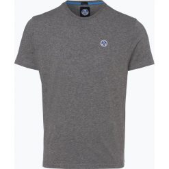 North Sails - T-shirt męski, szary. Szare t-shirty męskie marki North Sails, m, z aplikacjami. Za 99,95 zł.
