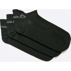 Reebok - Skarpetki. Czarne skarpetki damskie marki Reebok, z elastanu. W wyprzedaży za 39,90 zł.
