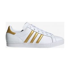 Adidas Originals Coast Star Tenisówki Biały Złoty. Żółte trampki i tenisówki damskie adidas Originals, bez wzorów, ze skóry, bez zapięcia. Za 343,95 zł.