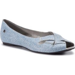 Półbuty MACIEJKA - 04023-06/00-5 Jeans. Niebieskie półbuty damskie Maciejka, z jeansu. W wyprzedaży za 159,00 zł.