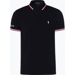 Polo Ralph Lauren - Męska koszulka polo – Slim fit, niebieski. Niebieskie koszulki męskie Polo Ralph Lauren, m, w paski, bez rękawów. Za 579,95 zł.