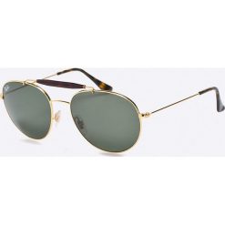 Ray-Ban - Okulary. Żółte okulary przeciwsłoneczne damskie marki Ray-Ban, owalne. Za 549,90 zł.
