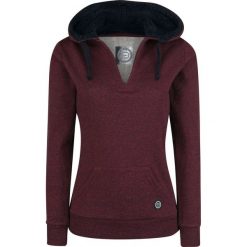Bluzy damskie: RED by EMP Stone Cold Bluza z kapturem damska bordowy