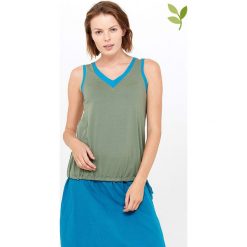 Topy damskie: Top "Leila" w kolorze oliwkowym
