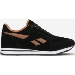 Czarno-Brązowe Buty Sportowe Shelfly. Czarne buty sportowe męskie Born2be, bez zapięcia. Za 99,99 zł.