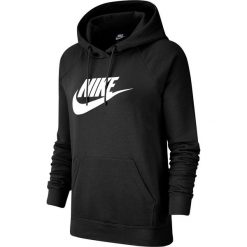 BLUZA NSW ESSENTIAL HOODIE. Czarne bluzy damskie Nike, uniwersalny, z bawełny. Za 199,99 zł.