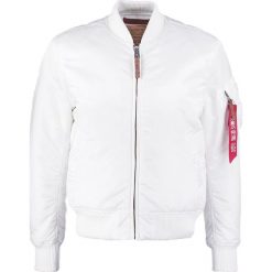 Alpha Industries Kurtka Bomber white. Białe marynarki męskie Alpha Industries, xxl, bez wzorów, z nylonu. W wyprzedaży za 468,30 zł.