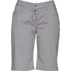 Luźniejsze bermudy Boyfriend bonprix szary. Szare szorty damskie bonprix, bez wzorów. Za 44,99 zł.