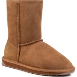 Buty EMU AUSTRALIA - Stinger Lo W10002 Chestnut 2015. Pomarańczowe kozaki damskie EMU Australia, z wełny, bez obcasa, bez zapięcia. W wyprzedaży za 409,00 zł.