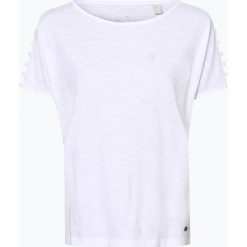 Esprit Casual - T-shirt damski, biały. Białe t-shirty damskie Esprit Casual, s, bez wzorów, casualowe, bez kołnierzyka. Za 59,95 zł.