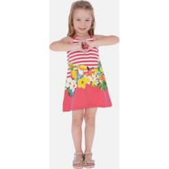Mayoral - Sukienka dziecięca 92-134 cm. Żółte sukienki dziewczęce Mayoral, z nadrukiem, z elastanu, bez rękawów, mini, rozkloszowane. Za 101,90 zł.