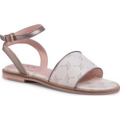 Sandały JOOP! - Cortina 4140004938 Off White 101. Białe klapki damskie JOOP!, bez wzorów, ze skóry ekologicznej, bez obcasa, na obcasie. W wyprzedaży za 379,00 zł.