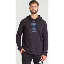 BLUZA Ice Play. Czarne bluzy męskie m, z nadrukiem, z bawełny, z kapturem. Za 214,50 zł.