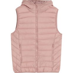 Pikowana kamizelka z kapturem. Kamizelki damskie Pull&Bear. Za 79,90 zł.