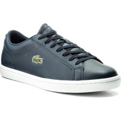 Sneakersy LACOSTE - Straightset Bl 1 Cam 7-33CAM1070003 Nvy. Niebieskie sneakersy męskie Lacoste, na co dzień, bez wzorów, ze skóry ekologicznej, bez zapięcia. W wyprzedaży za 329,00 zł.