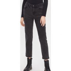 Jeansy straight - Czarny. Czarne jeansy damskie House. W wyprzedaży za 39,99 zł.