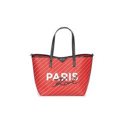 Torby shopper Karl Lagerfeld K/CITY SHOPPER PARIS. Czerwone torby damskie na zakupy marki KARL LAGERFELD, bez wzorów, bez dodatków. Za 1169,00 zł.