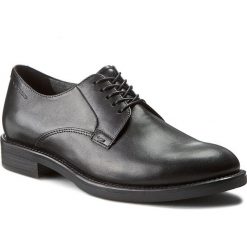 Oxfordy VAGABOND - Amina 4203-201-20 Black. Czarne półbuty damskie Vagabond, bez wzorów, ze skóry, bez obcasa, na obcasie, bez zapięcia. W wyprzedaży za 289,00 zł.