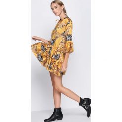 Żółta Sukienka Cachaca. Żółte sukienki hiszpanki Born2be, uniwersalny, mini. Za 89,99 zł.