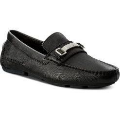 Mokasyny CALVIN KLEIN - Mikos Tumled Leather F1875 Black. Czarne mokasyny męskie Calvin Klein, ze skóry ekologicznej, eleganckie. Za 669,90 zł.