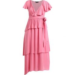 Długie sukienki: Lost Ink DRAPE TIERED MAXI DRESS Długa sukienka pink