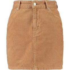 Minispódniczki: Topshop CORD Spódnica mini camel