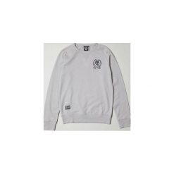 Bluza BLB BADGE Grey. Szare bluzy męskie Crankk, m, z aplikacjami, z bawełny. Za 169,00 zł.