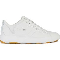 Geox - Buty skórzane. Czarne sneakersy męskie Geox, z okrągłym noskiem, na sznurówki. Za 599,90 zł.
