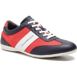 Sneakersy EMPORIO ARMANI - X4C475 XL473 A052 Night/White/Lava/Lav. Czerwone sneakersy męskie Emporio Armani, na co dzień, bez wzorów, ze skóry ekologicznej, bez zapięcia. W wyprzedaży za 619,00 zł.