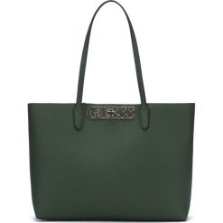 Guess Uptown Chic Barcelona Torebka Zielony. Zielone torebki klasyczne damskie Guess, z aplikacjami, z materiału, bez dodatków. Za 536,95 zł.