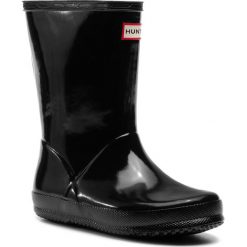 Kalosze HUNTER - Org Kids Frst Gl Box KFT5003RGL Black. Czarne kalosze dziewczęce marki Hunter. W wyprzedaży za 159,00 zł.