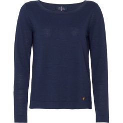 Swetry klasyczne damskie: Sweter w kolorze granatowym