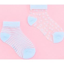 Bielizna dziewczęca: Skarpety 2 pack – Niebieski