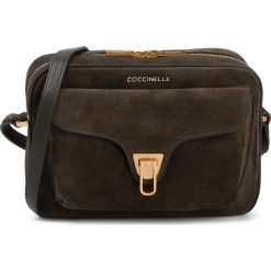 Torebka COCCINELLE - FF1 Beat Suede E1 FF1 15 02 01 Reef. Zielone listonoszki damskie Coccinelle, bez wzorów, ze skóry, eleganckie, bez dodatków. Za 1249,00 zł.