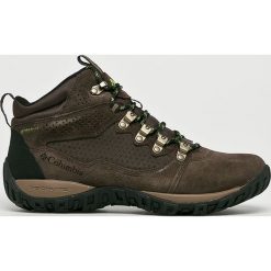 Columbia - Buty Peakfreak Ventu. Pomarańczowe buty trekkingowe męskie marki Columbia, ze skóry, na sznurówki, outdoorowe. W wyprzedaży za 359,90 zł.