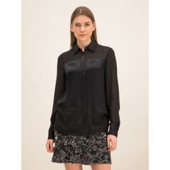 Koszula MICHAEL Michael Kors Combo MH94LZ3CFB. Czarne bluzki damskie MICHAEL Michael Kors, m, bez wzorów, z wiskozy, bez kołnierzyka, bez rękawów. W wyprzedaży za 469,00 zł.