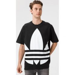 Adidas Originals Big Trefoil Koszulka Czarny. Czarne podkoszulki męskie adidas Originals, s, z nadrukiem, z bawełny, z krótkim rękawem. Za 154,95 zł.