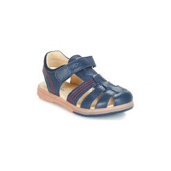 Sandały Dziecko Kickers PLATINIUM. Niebieskie sandały chłopięce Kickers, bez zapięcia. Za 239,20 zł.