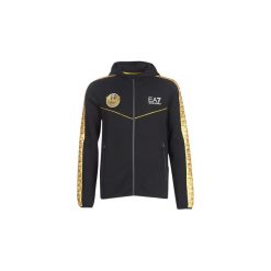 Bluzy Emporio Armani EA7 TRAIN SOC ARCHIVE HD FZ. Czarne bluzy męskie marki Emporio Armani EA7, s, bez wzorów, bez kołnierzyka, bez rękawów, bez kaptura. Za 819,00 zł.