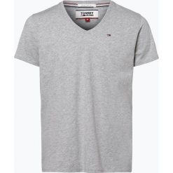 Tommy Jeans - T-shirt męski, szary. Szare t-shirty męskie Tommy Jeans, s, bez wzorów, z bawełny, bez kołnierzyka. Za 99,95 zł.
