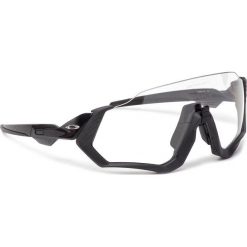 Okulary przeciwsłoneczne OAKLEY - Flight Jacket OO9401-0737 Steel/Grey Ink. Szare okulary przeciwsłoneczne męskie Oakley, z tworzywa sztucznego. Za 1019,00 zł.