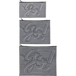 Saszetki Zip Pockets 3 szt. Type Go Go Go. Saszetki damskie LOQI, bez wzorów, eleganckie, średnie, bez dodatków. Za 63,00 zł.