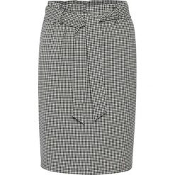 Spódnica "Smilla" w kolorze czarno-białym. Czarne spódniczki damskie Kaffe, w paski, z tkaniny, midi. W wyprzedaży za 126,95 zł.