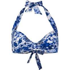 Biustonosz bikini w kolorze niebieskim. Niebieskie biustonosze push up marki Short Stories, z materiału. W wyprzedaży za 108,95 zł.