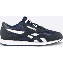 Reebok Classic - Buty CL NYLON. Niebieskie buty sportowe męskie Reebok Classic, ze skóry, bez zapięcia, reebok classic. W wyprzedaży za 219,90 zł.
