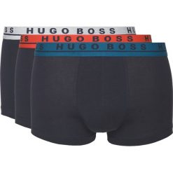 BOSS 3-pack Bokserki Czarny. Czarne bokserki męskie Boss, bez wzorów, z elastanu. Za 185,95 zł.