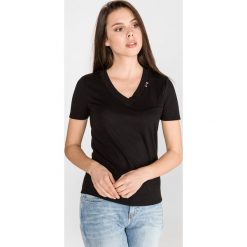 Scotch & Soda Koszulka Czarny. Czarne bluzki damskie Scotch & Soda, m, bez wzorów, z poliesteru, bez kołnierzyka, z krótkim rękawem. Za 221,95 zł.