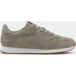 Buty skate męskie: Szare buty sportowe w stylu retro