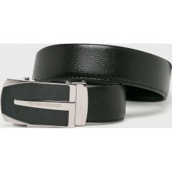 VIP COLLECTION - Pasek skórzany. Czarne paski męskie marki VIP COLLECTION, w paski, ze skóry. W wyprzedaży za 79,90 zł.